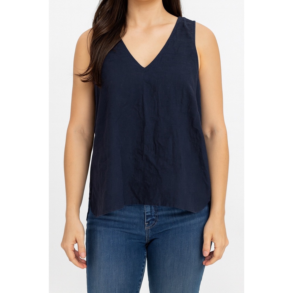 LOFT Navy Blue Tank Top
